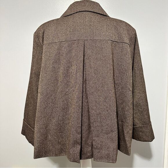 First Option Too brown jacket/blazer size 24 W - Picture 4 of 7